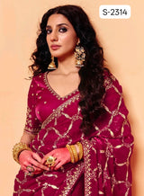 Kimora Mohey Saree Fancy Tissue Designer Party Wear