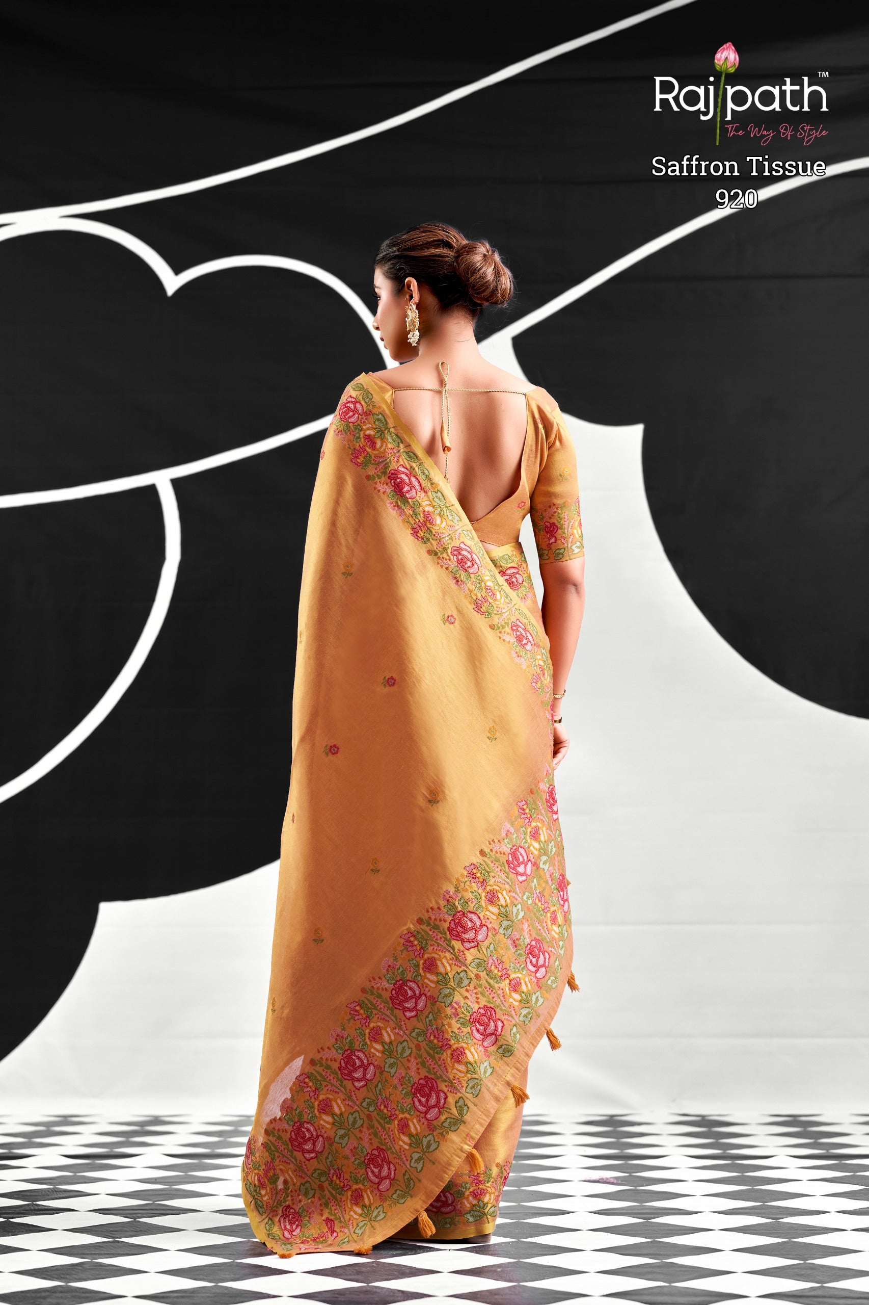 Premium Tissue Silk Saree for Women - Soft & Elegant Fabric