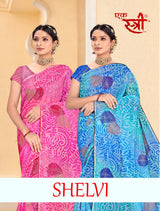 Ekstree Shelvi Printed Traditional Saree – Elegant Festive & Party Wear Design (8 Pcs Set)-M.R. Saree Emporium