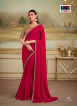TFH SLS-8101 Rani Fancy Fabric Party Wear Saree