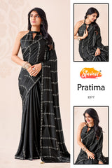 STAVAN Pratima Fancy Embroidered Saree Collection - 10 Pcs Set