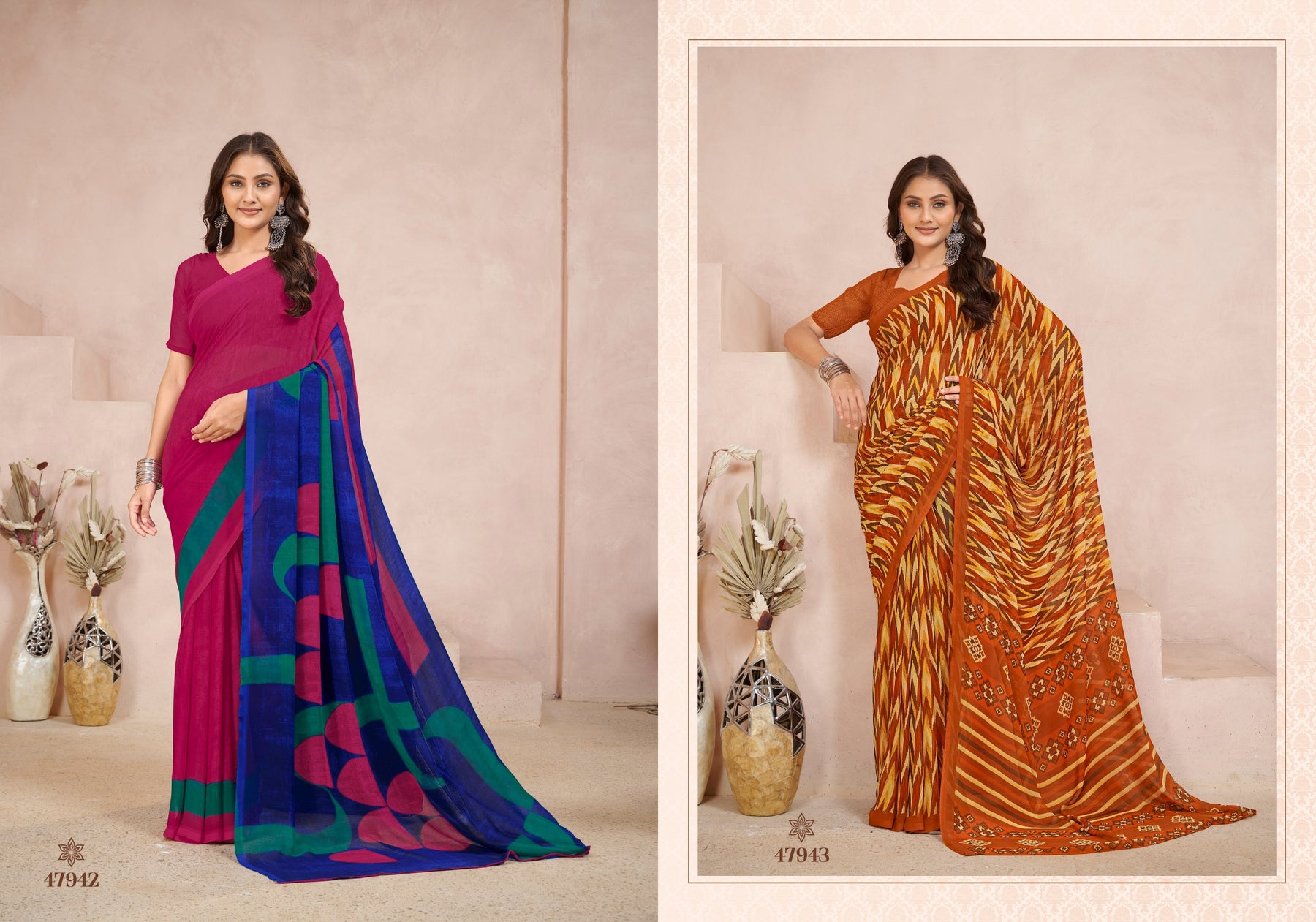 Sumati Vol-2 Printed Designer Saree - 10 Pcs Set
