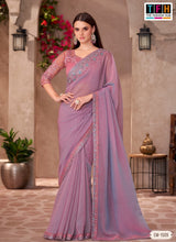 TFH Sandalwood-15 Designer Party Wear Saree with Fancy Designer Blouse