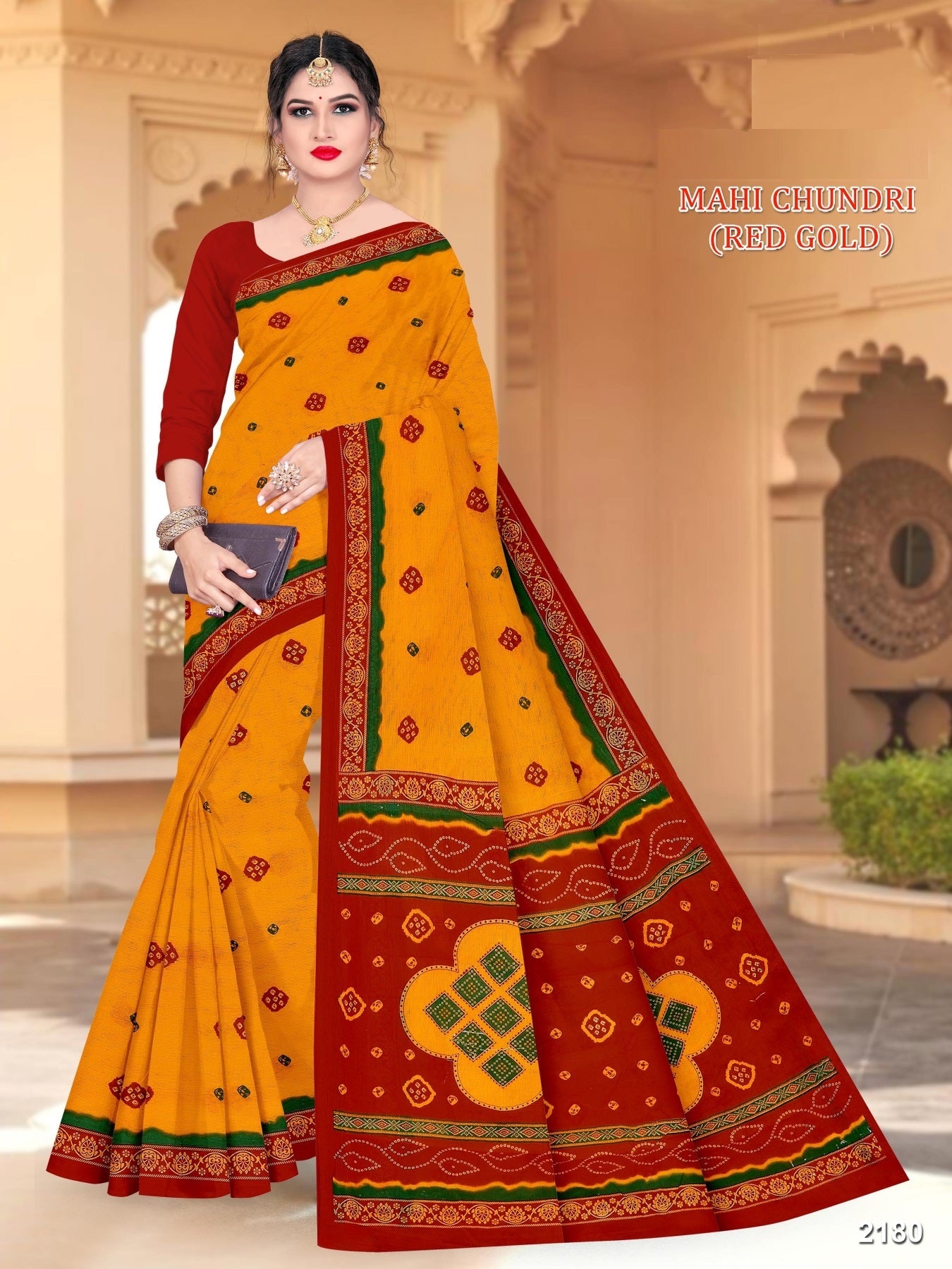 Mahi Chundri PURE COTTON (M.R.SAREE EMPORIUM)