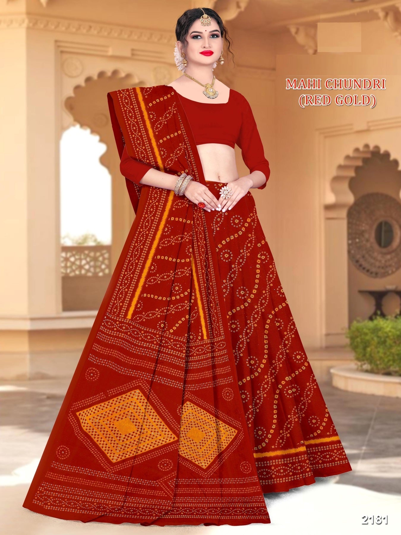 Mahi Chundri PURE COTTON (M.R.SAREE EMPORIUM)