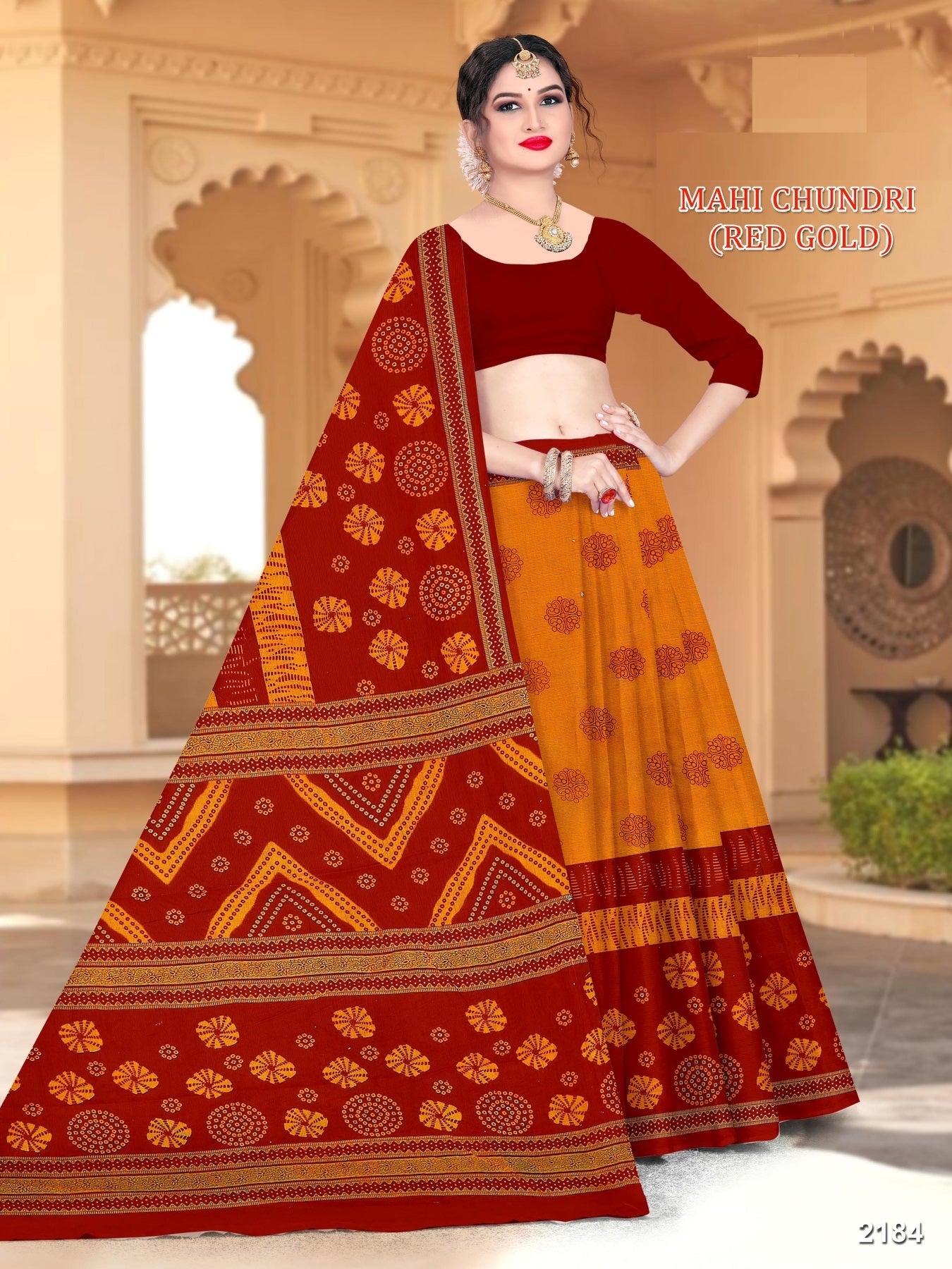 Mahi Chundri PURE COTTON (M.R.SAREE EMPORIUM)