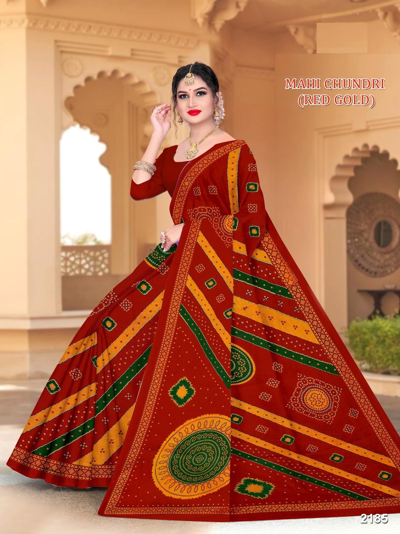 Mahi Chundri PURE COTTON (M.R.SAREE EMPORIUM)