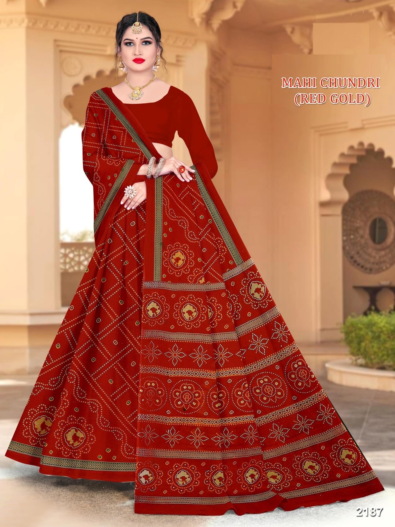 Mahi Chundri PURE COTTON (M.R.SAREE EMPORIUM)