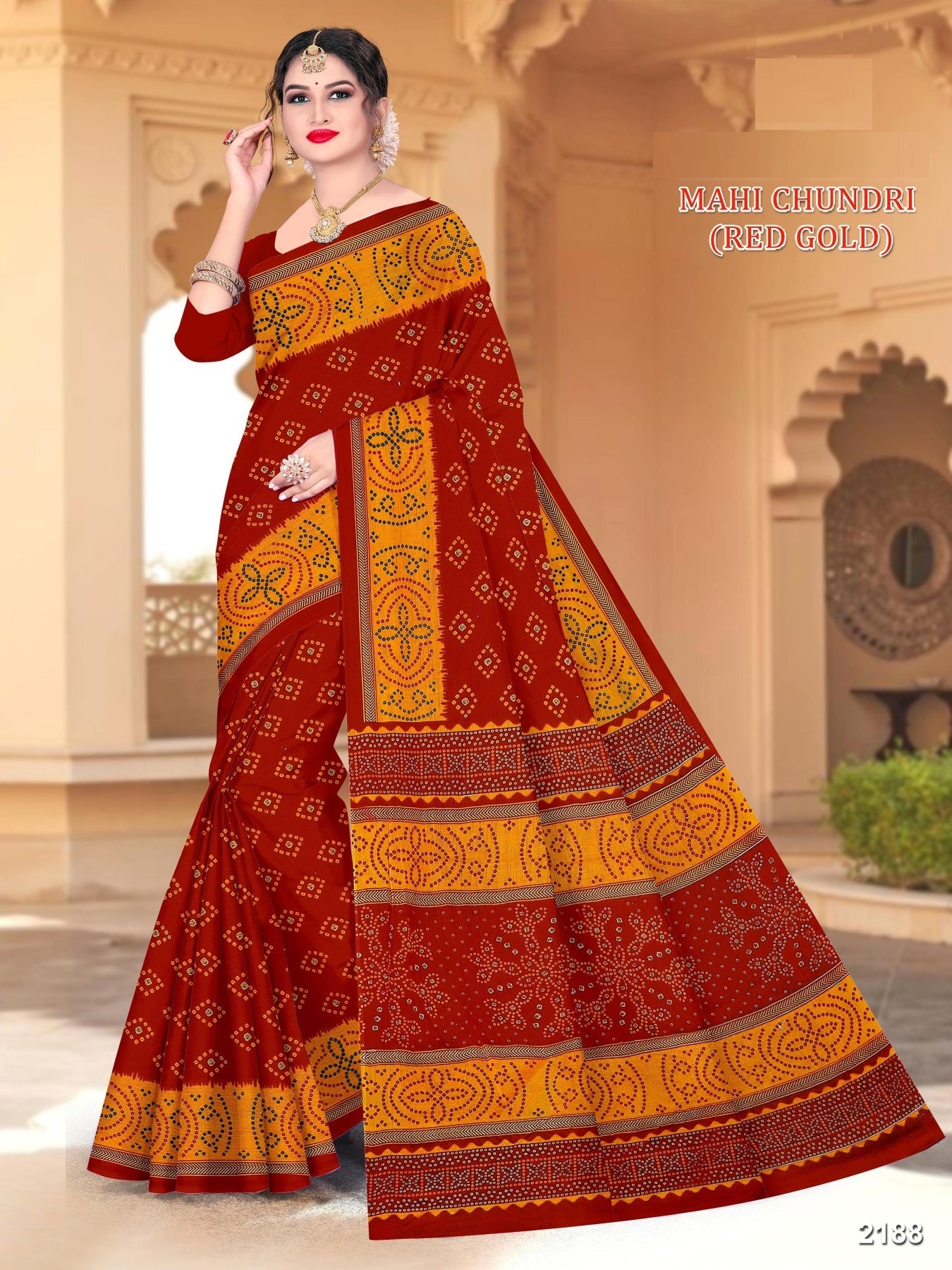 Mahi Chundri PURE COTTON (M.R.SAREE EMPORIUM)