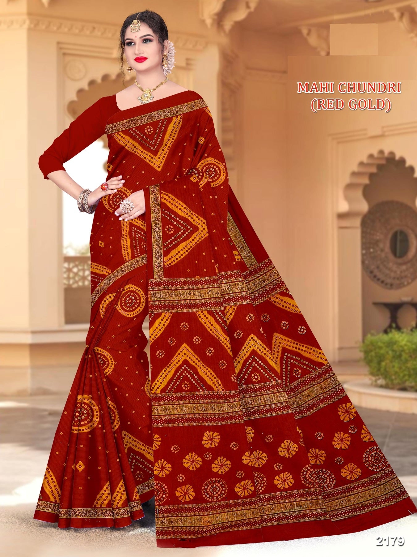 Mahi Chundri PURE COTTON (M.R.SAREE EMPORIUM)