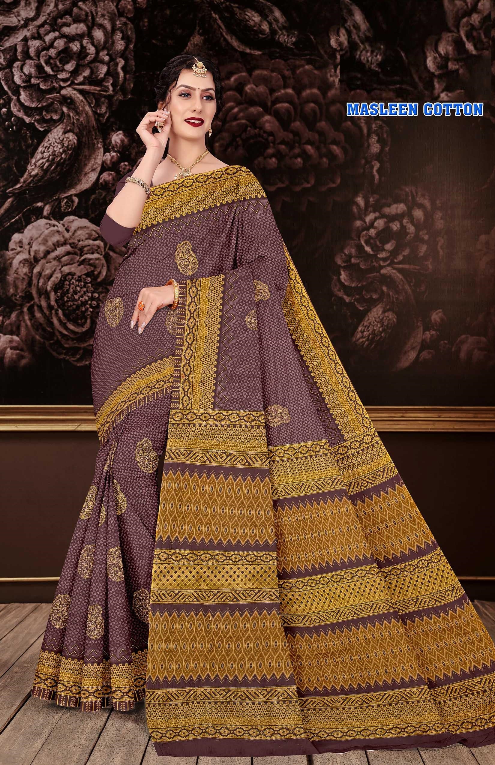 Masleen Pure Cotton (M.R.SAREE EMPORIUM)
