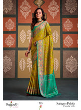Sangam Patola Silk Saree for Women - Traditional Printed Designer Saree (8 Pcs Set - Single Available) - M.R. Saree Emporium