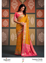 Sangam Patola Silk Saree for Women - Traditional Printed Designer Saree (8 Pcs Set - Single Available) - M.R. Saree Emporium