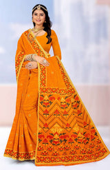 Shagun Payal Pure Cotton Printed Saree – 8 Pcs Set-M.R. Saree Emporium