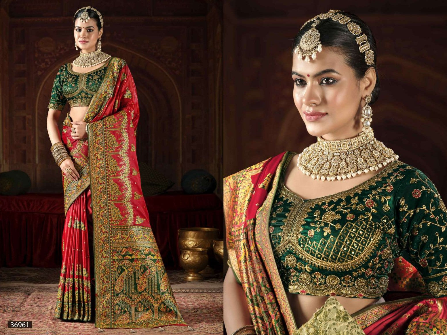 Munmun Embroidery Fancy Blouse for Saree-Wedding & Party Wear-Shakunt Weaves-M.R. Saree Emporium