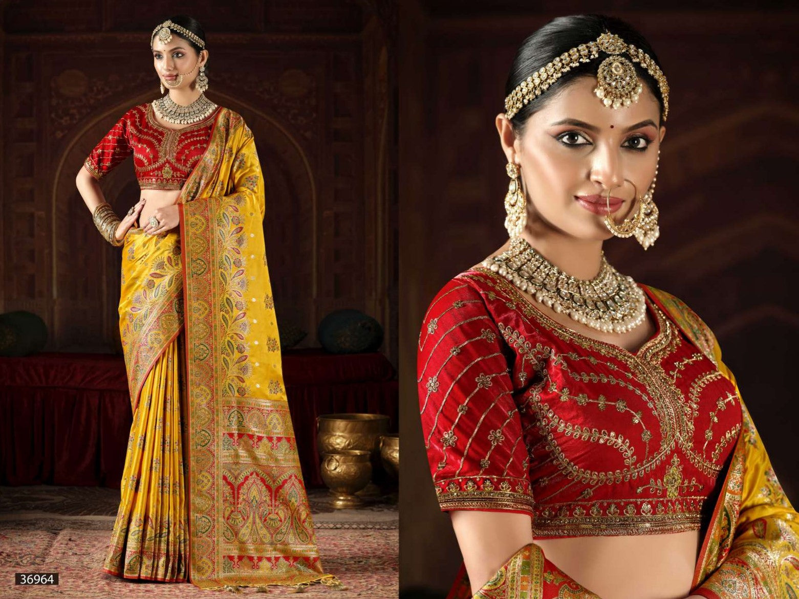 Munmun Embroidery Fancy Blouse for Saree-Wedding & Party Wear-Shakunt Weaves-M.R. Saree Emporium