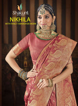 Shakunt Nikhila Fancy Swarovski Work Saree 4 Pcs Set – M.R. Saree Emporium
