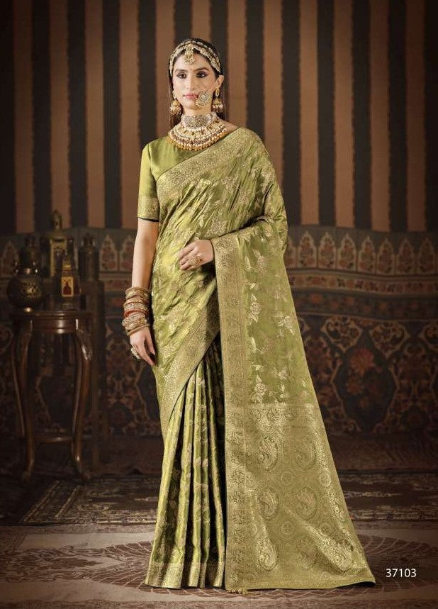 Shakunt Nikhila Fancy Swarovski Work Saree 4 Pcs Set – M.R. Saree Emporium