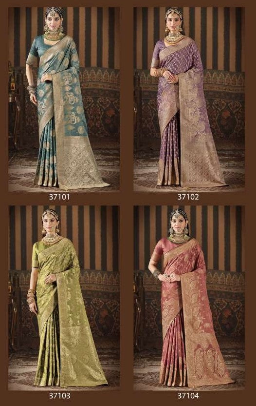 Shakunt Nikhila Fancy Swarovski Work Saree 4 Pcs Set – M.R. Saree Emporium