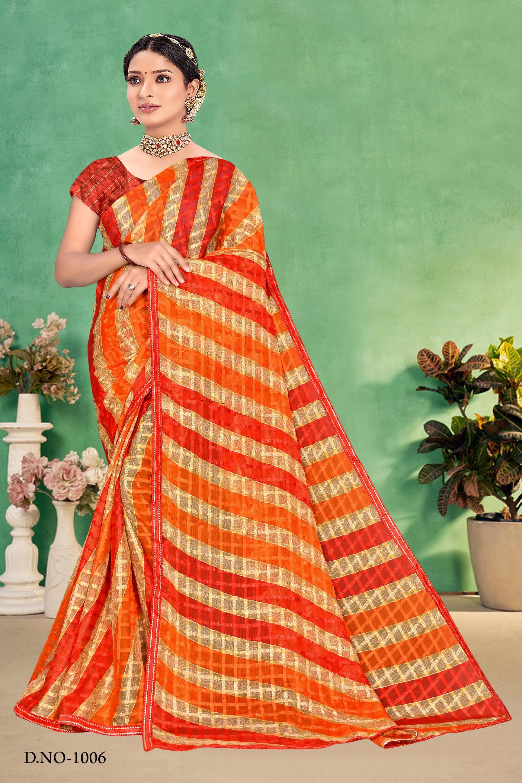 Sheetal Printed Saree Collection – 8 Pcs Set-Women Daily & Office Wear Sarees – M.R. Saree Emporium
