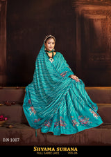 Kayaan Shyama Sunder Vol-6 Moss Chiffon Saree – 8 PCS Set – M.R. Saree Emporium