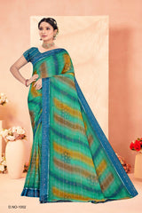 Silver Printed Saree Collection – 8 Pcs Set-Premium Women Saree Set – M.R. Saree Emporium