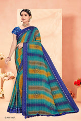 Silver Printed Saree Collection – 8 Pcs Set-Premium Women Saree Set – M.R. Saree Emporium