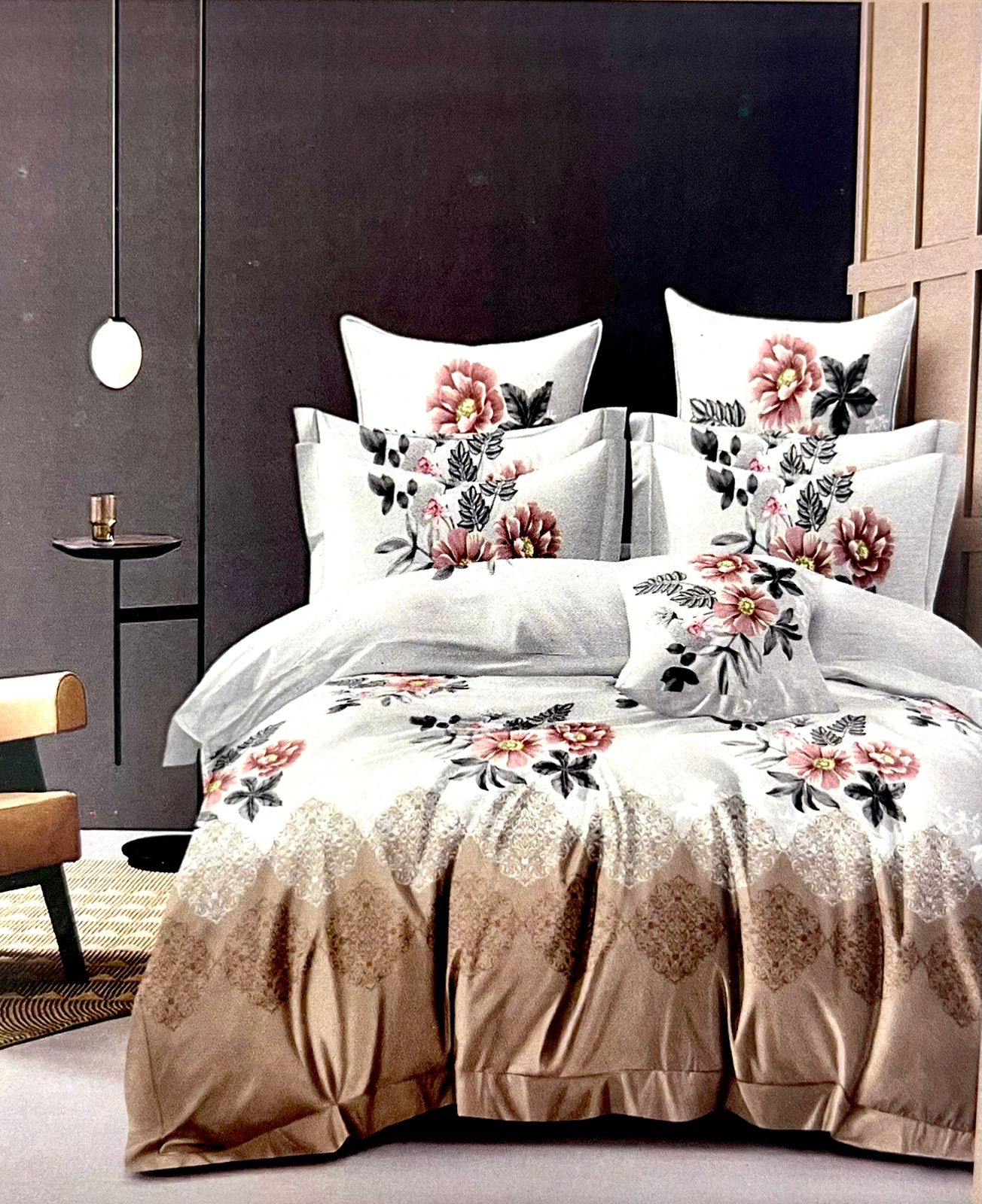 Smart Fit Blended Cotton Single Bed Bedsheet (60x90 inch) with 1 Pillow Cover (41x63 cm) – M.R. Saree Emporium