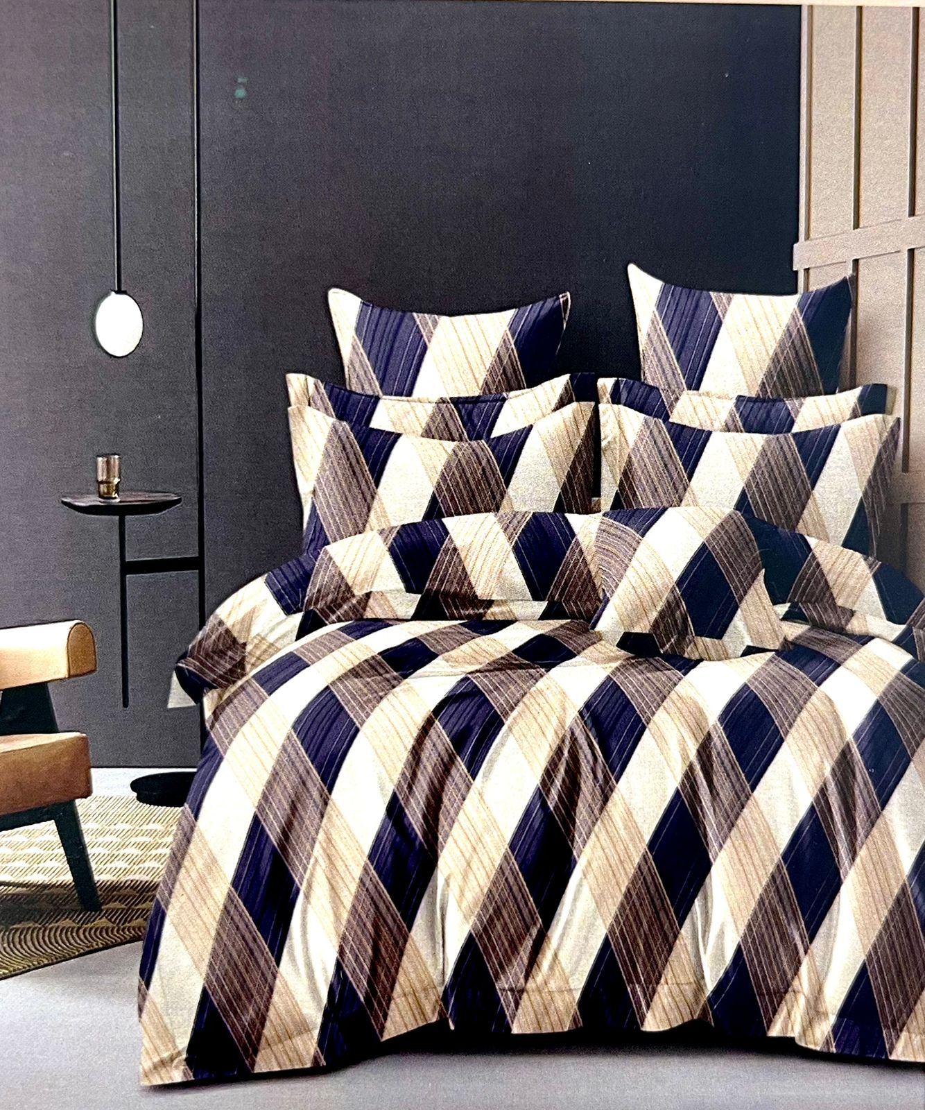 Smart Fit Blended Cotton Single Bed Bedsheet (60x90 inch) with 1 Pillow Cover (41x63 cm) – M.R. Saree Emporium