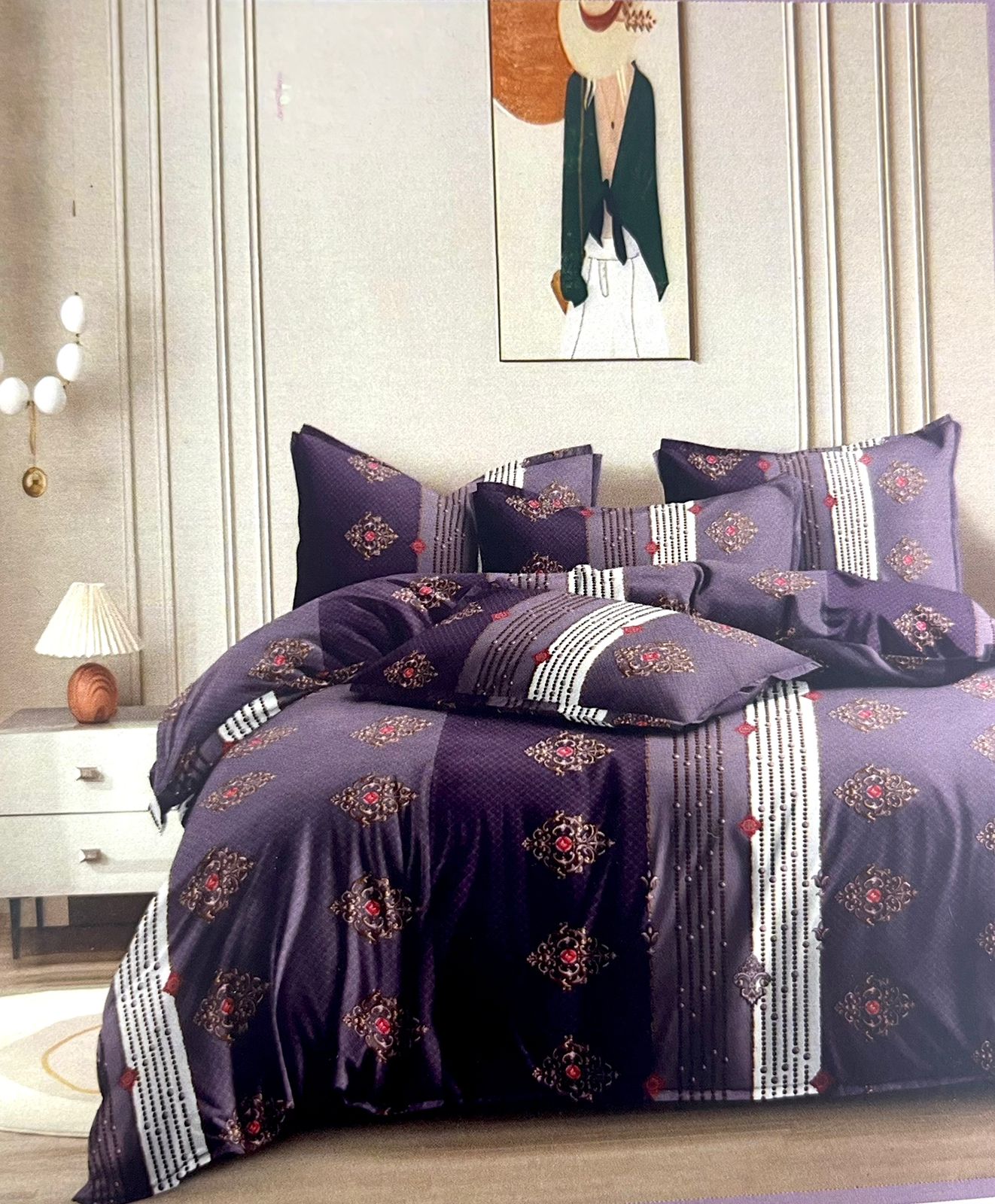 Smart Fit Blended Cotton Single Bed Bedsheet (60x90 inch) with 1 Pillow Cover (41x63 cm) – M.R. Saree Emporium