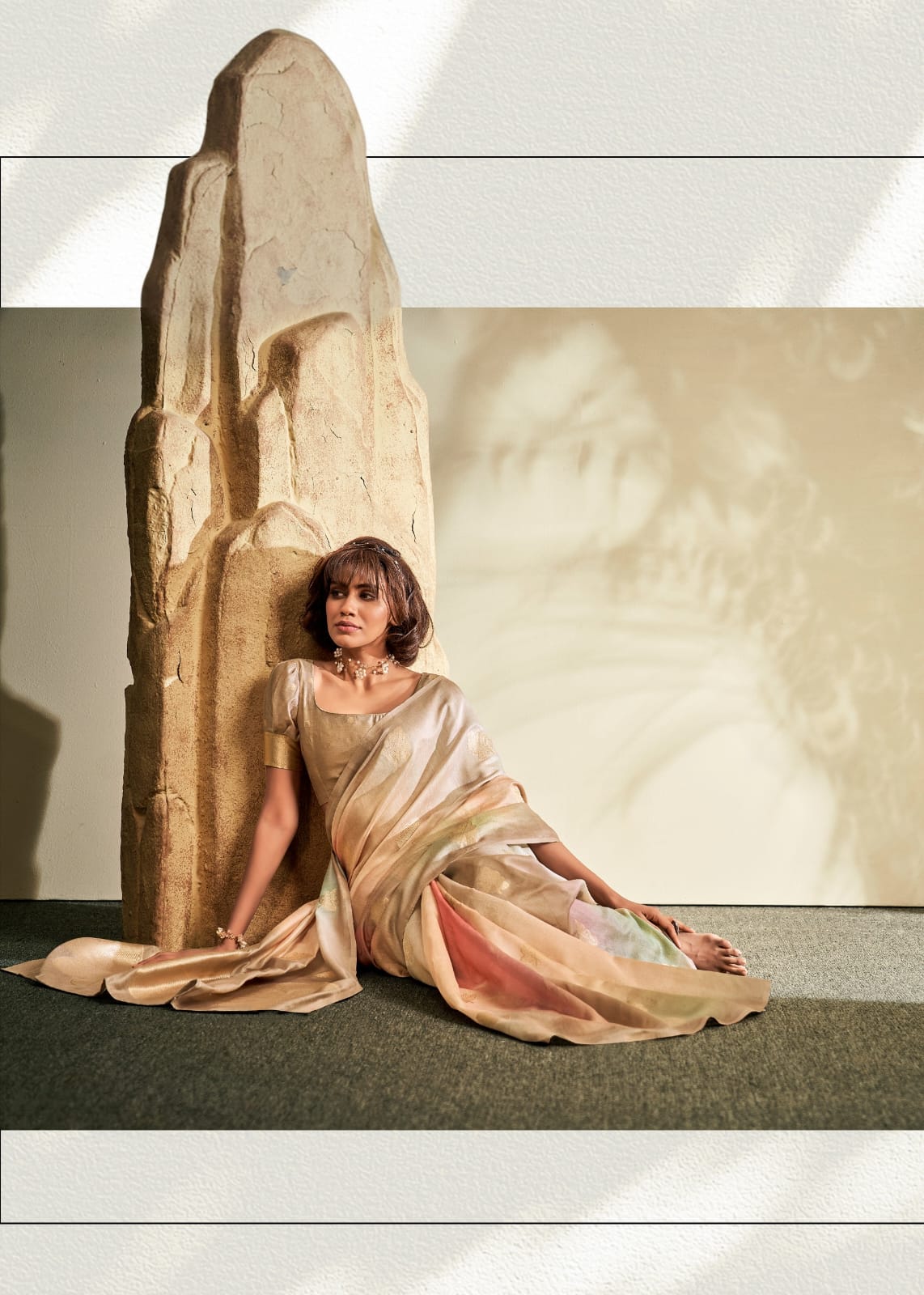 RajPath Fabrics ASOPALAVA Soft Handloom Silk Saree