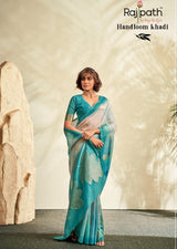 RajPath Fabrics ASOPALAVA Soft Handloom Silk Saree