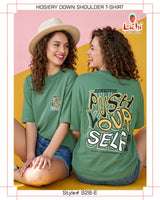 Women's Oversized Down Shoulder T-Shirt Wholesale