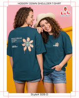 Women's Oversized Down Shoulder T-Shirt Wholesale