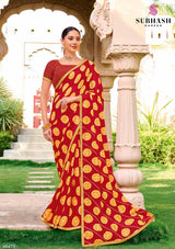 Subhash Bandhej-2 Georgette Saree Collection - 16 PCS Wholesale Set