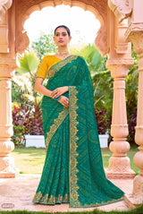 Subhash Bandhej-2 Georgette Saree Collection - 16 PCS Wholesale Set