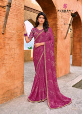 Subhash Bandhej-2 Georgette Saree Collection - 16 PCS Wholesale Set