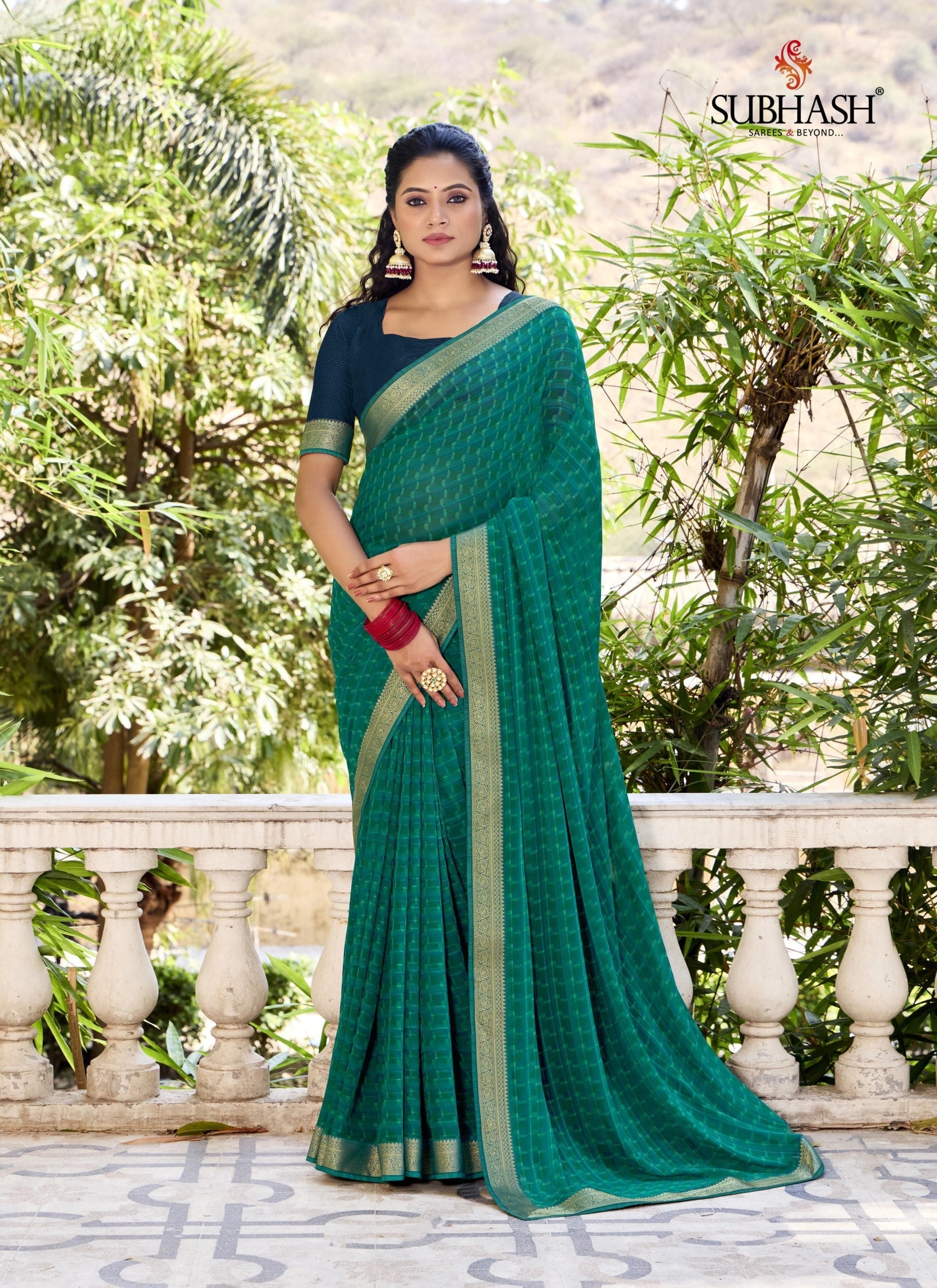 Subhash Sarees Riviera Vol-24 Chiffon Exclusive Print | M.R. Saree Emporium