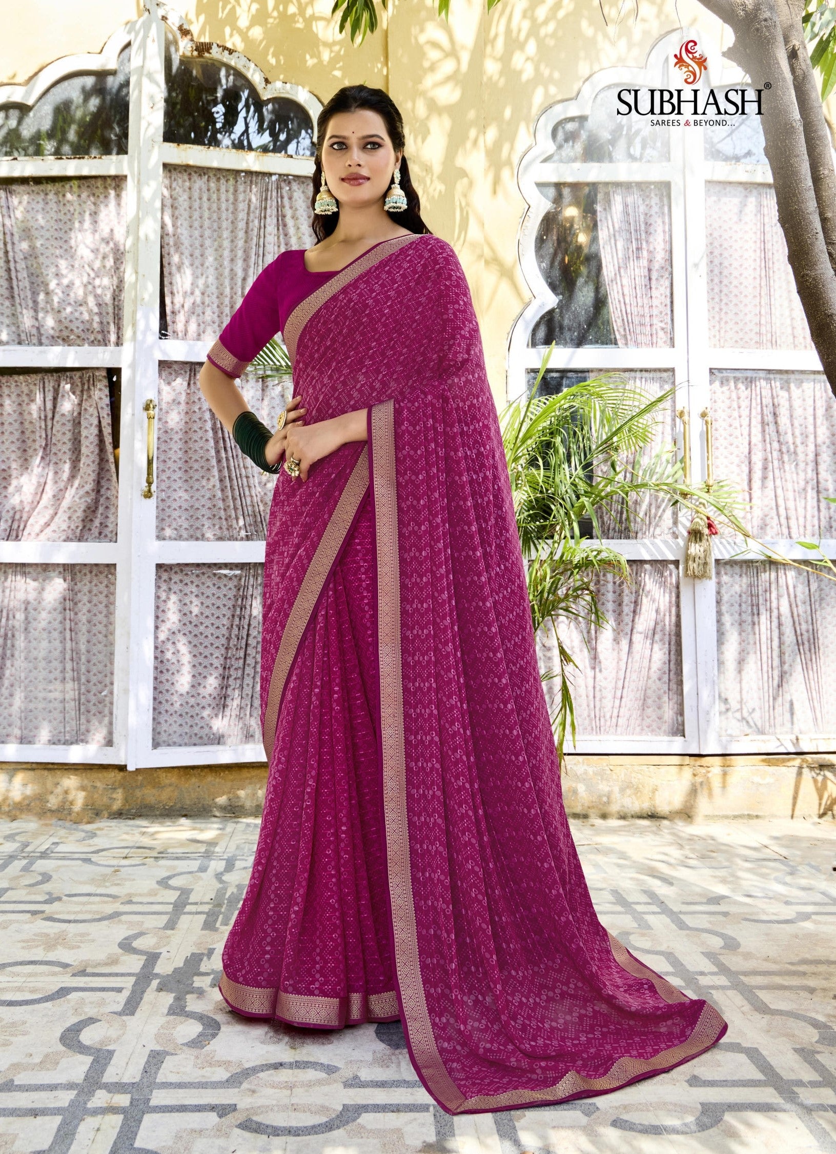 Subhash Sarees Riviera Vol-24 Chiffon Exclusive Print | M.R. Saree Emporium