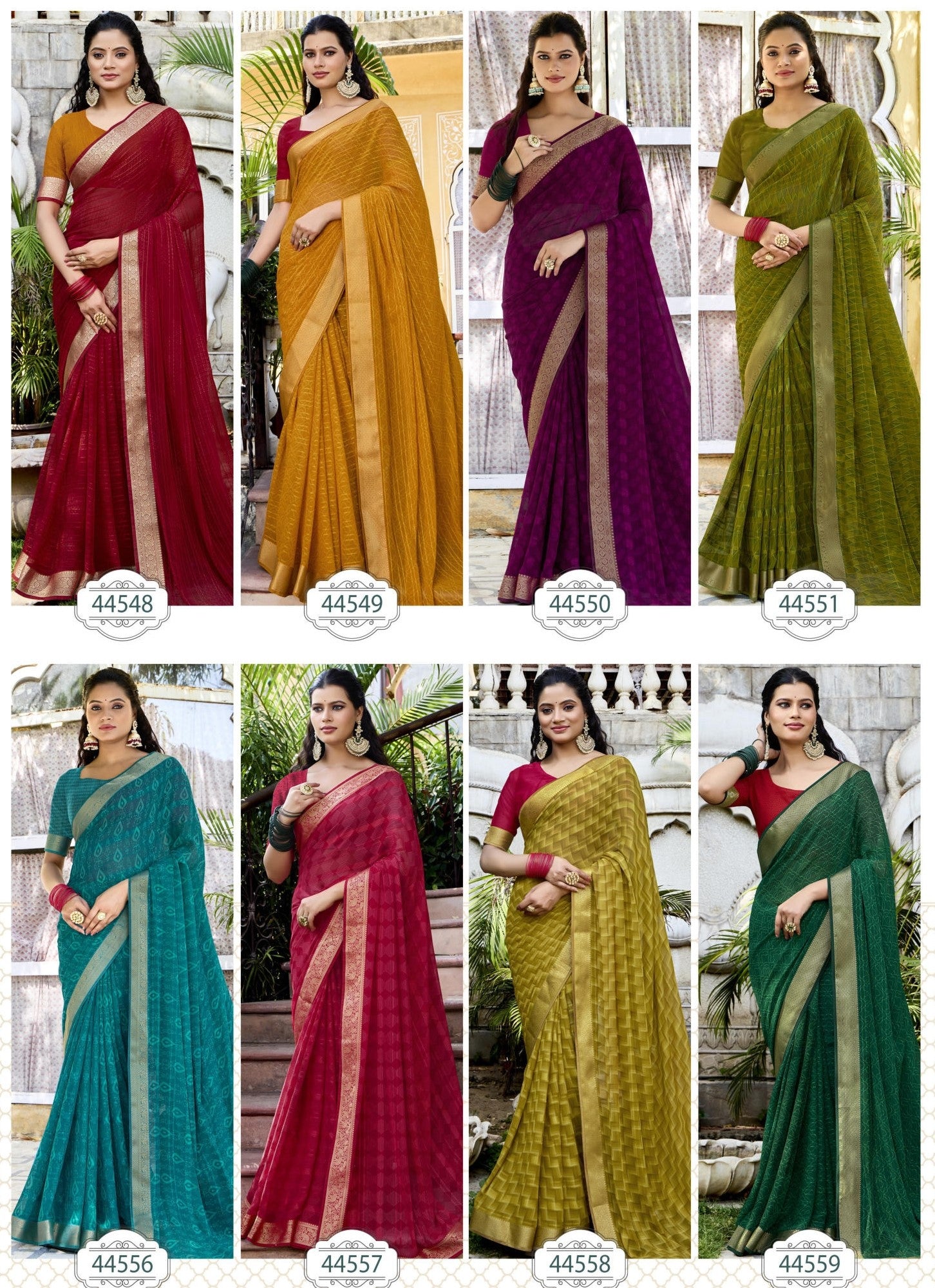 Subhash Sarees Riviera Vol-24 Chiffon Exclusive Print | M.R. Saree Emporium