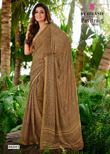 Subhash Sarees Pavitra-5 Printed Saree Collection - Designer Festive Wear Ethnic Sarees with Woven Border - M.R. Saree Emporium