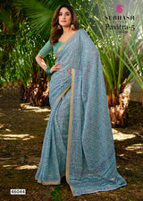 Subhash Sarees Pavitra-5 Printed Saree Collection - Designer Festive Wear Ethnic Sarees with Woven Border - M.R. Saree Emporium
