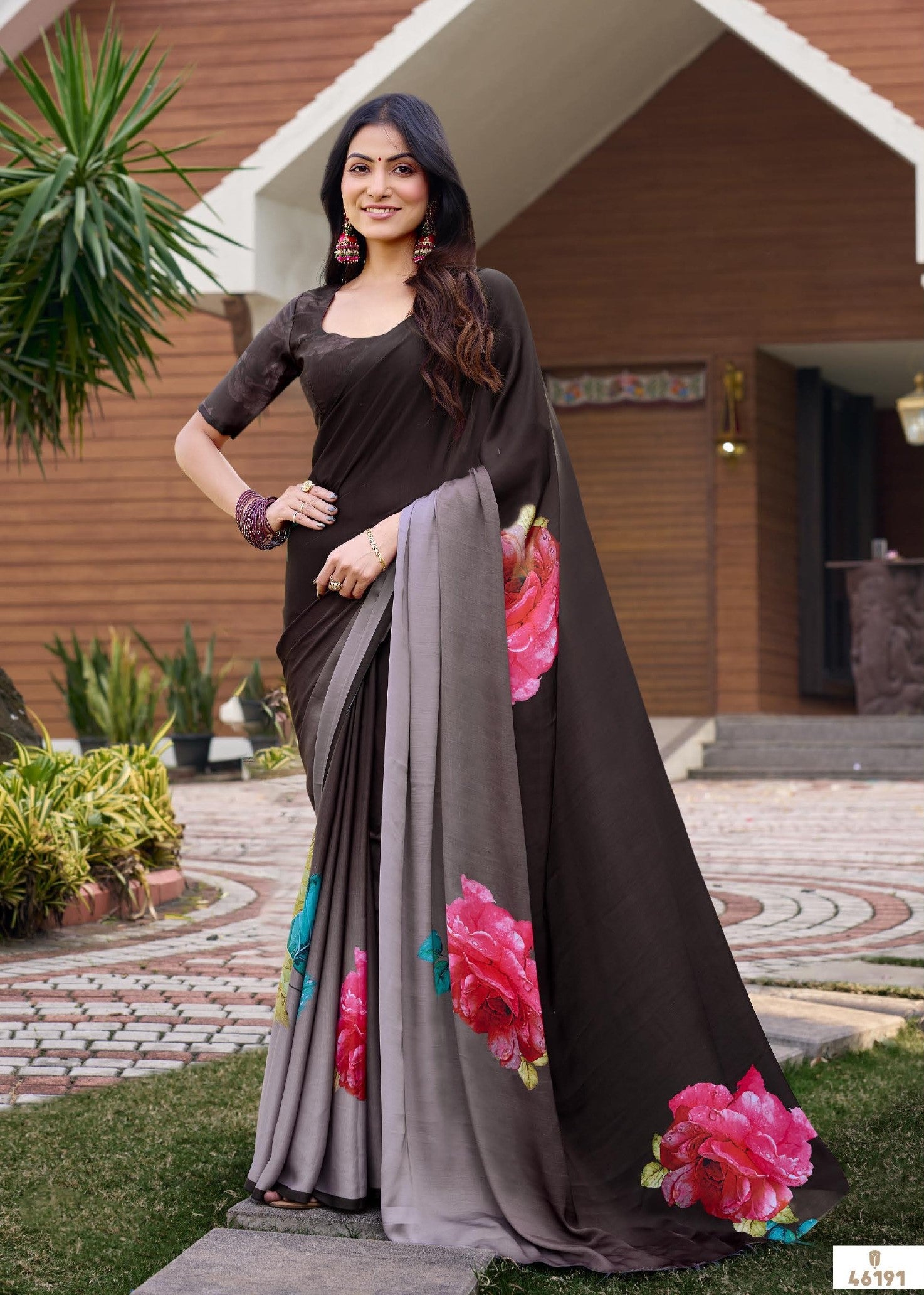 Subhash Dilnaaz Moss Crepe Designer Printed Saree Catalog – 12 PCS Full Set by M.R. Saree Emporium