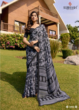 Subhash HomeMaker Vol-18 Fancy Floral Print Saree – 15 Pcs Set Premium Daily to Festive Wear M.R. Saree Emporium