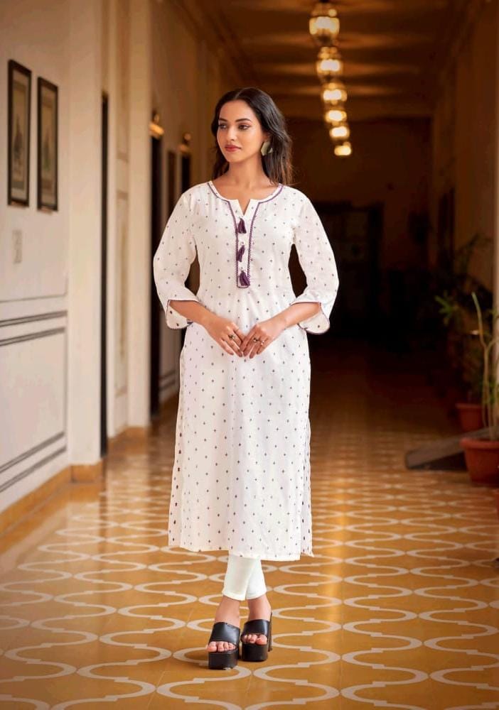 BINDIYA Cotton Kurti 4 Pcs Set – Holi Special-SBS Modethnic Fashion -Subhash Sarees