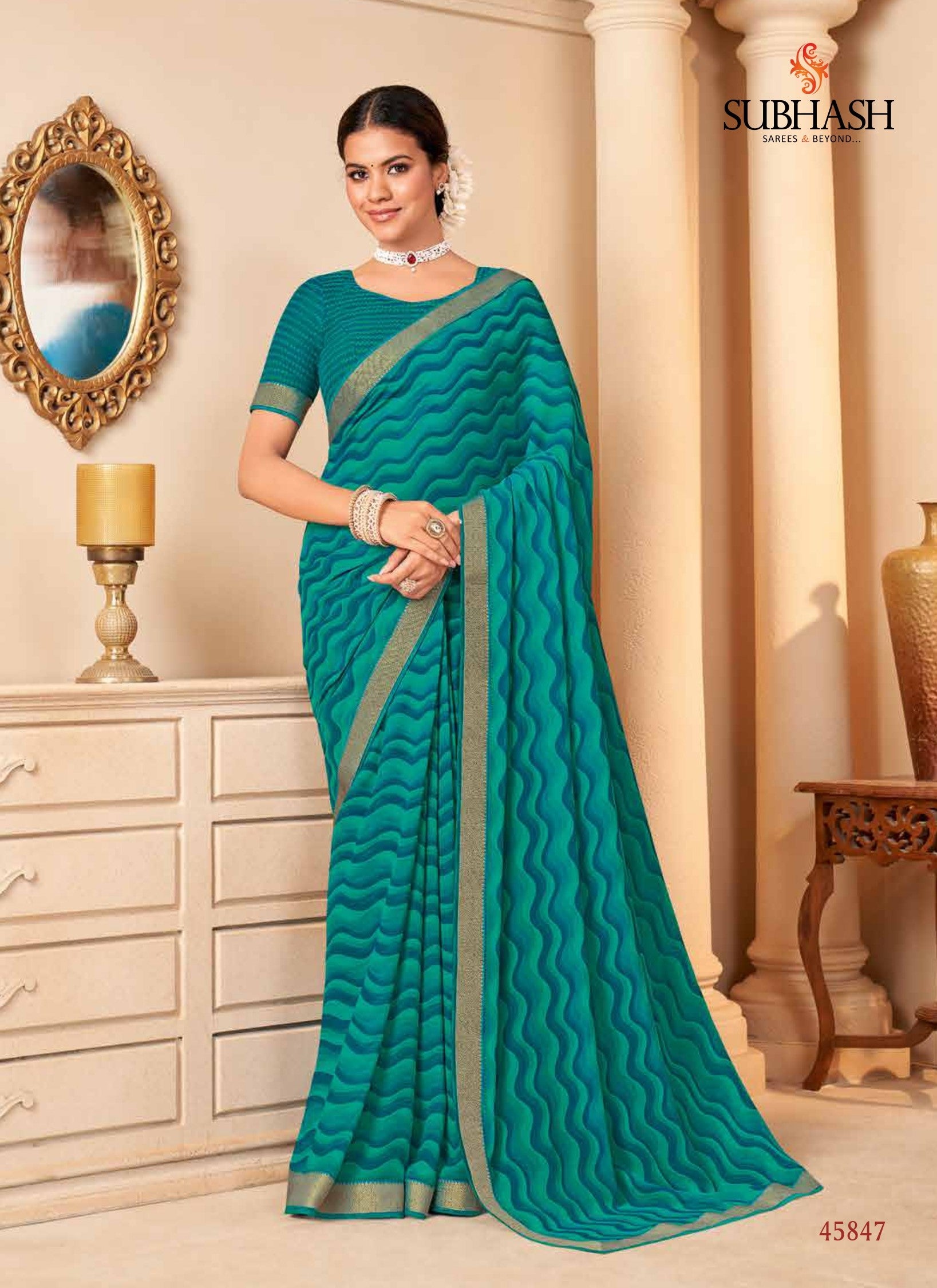 Subhash Riviera Vol-26 Fancy Saree Premium Stylish Design Party & Casual Wear 13 Pcs Wholesale Set– M.R. Saree Emporium