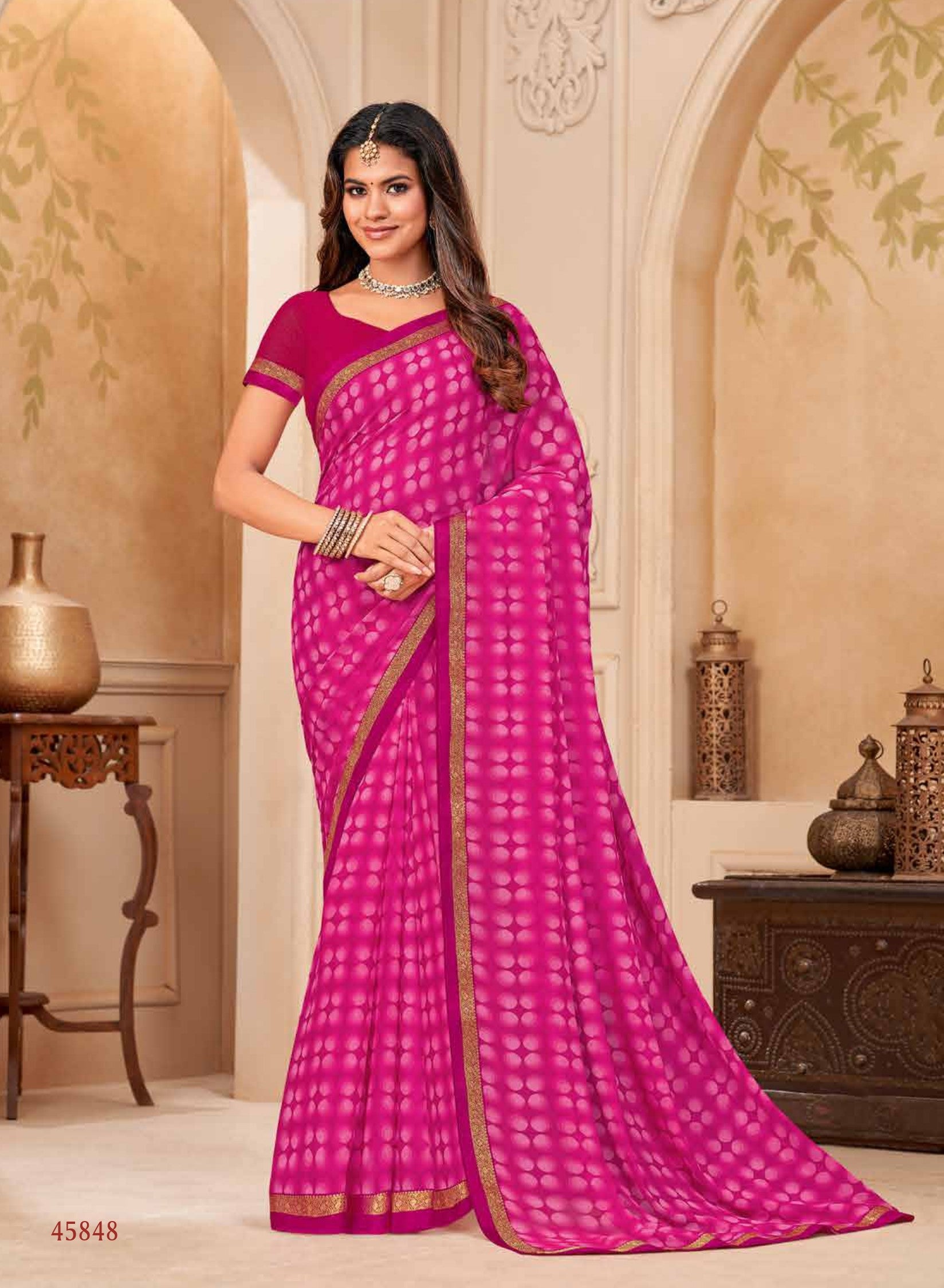 Subhash Riviera Vol-26 Fancy Saree Premium Stylish Design Party & Casual Wear 13 Pcs Wholesale Set– M.R. Saree Emporium