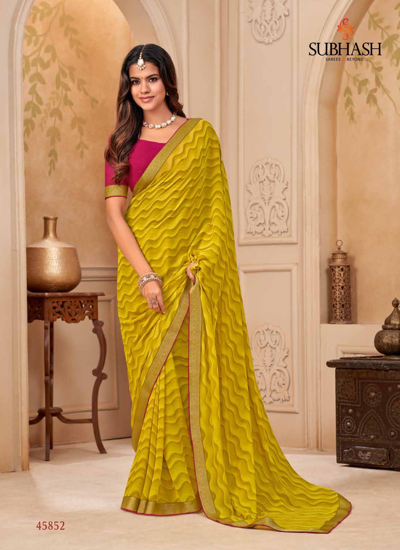 Subhash Riviera Vol-26 Fancy Saree Premium Stylish Design Party & Casual Wear 13 Pcs Wholesale Set– M.R. Saree Emporium