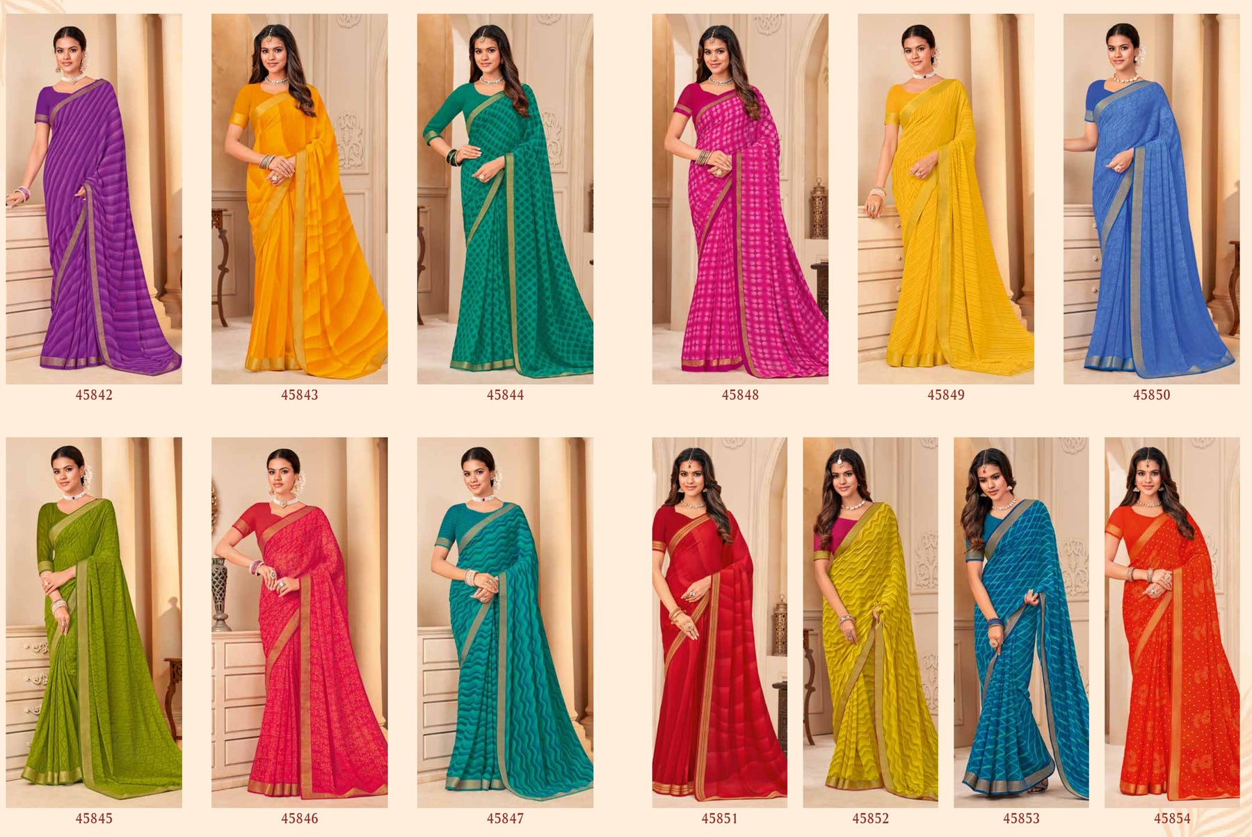 Subhash Riviera Vol-26 Fancy Saree Premium Stylish Design Party & Casual Wear 13 Pcs Wholesale Set– M.R. Saree Emporium