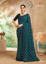 Subhash Swarnika Vol-02 Fancy Print Saree Premium Designer Prints  14 Pcs Wholesale Set – M.R. Saree Emporium